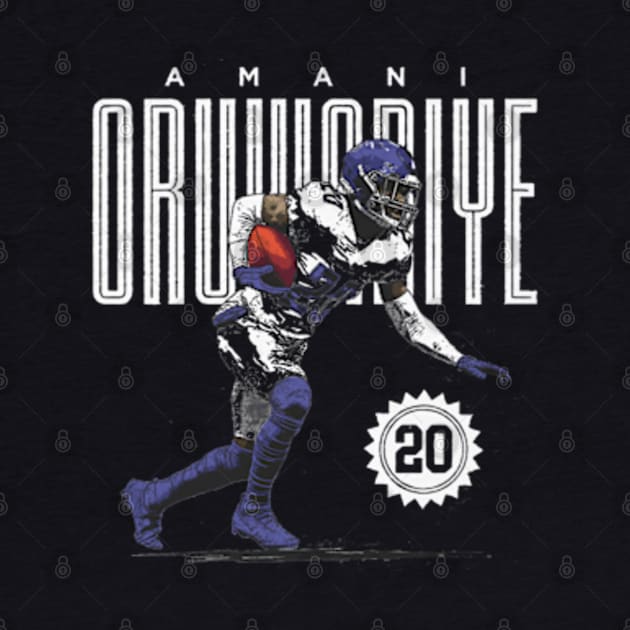 Amani Oruwariye New York G Card by danlintonpro